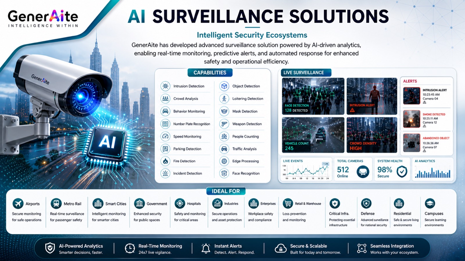 AI Surveillance PPT visual